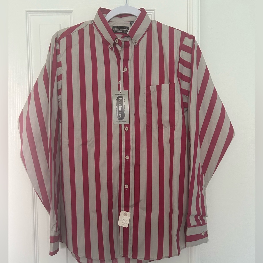 Vintage NWT Men’s Bonhomme Shirt Size Small
